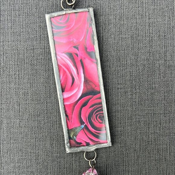 Cowgirl Attitude Hanging Decor with Pink and Green Accents Rose - Picture 6 of 7